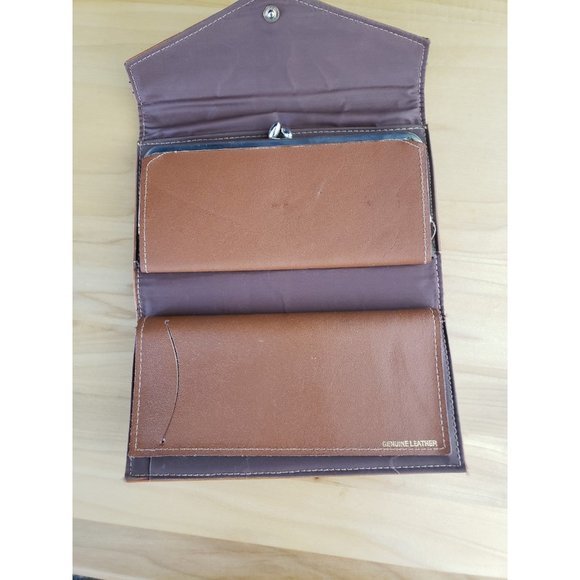 80s/90s‎ Tan Leather Wallet - Picture 3 of 7